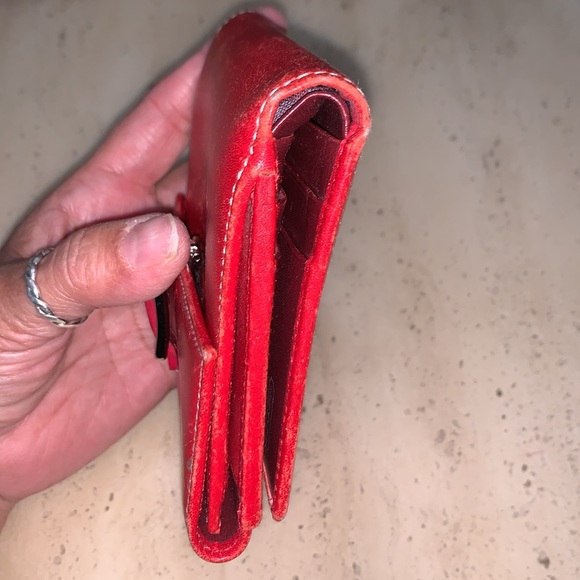 Vintage authentic coach, red wallet - Picture 12 of 13